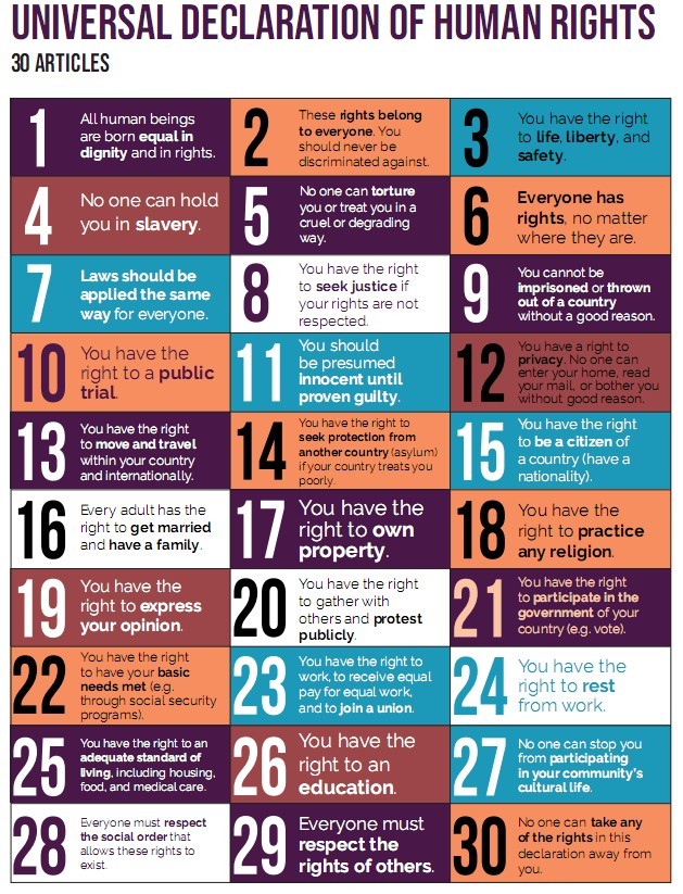 UNIVERSAL DECLARATION OF HUMAN RIGHTS (UDHR)